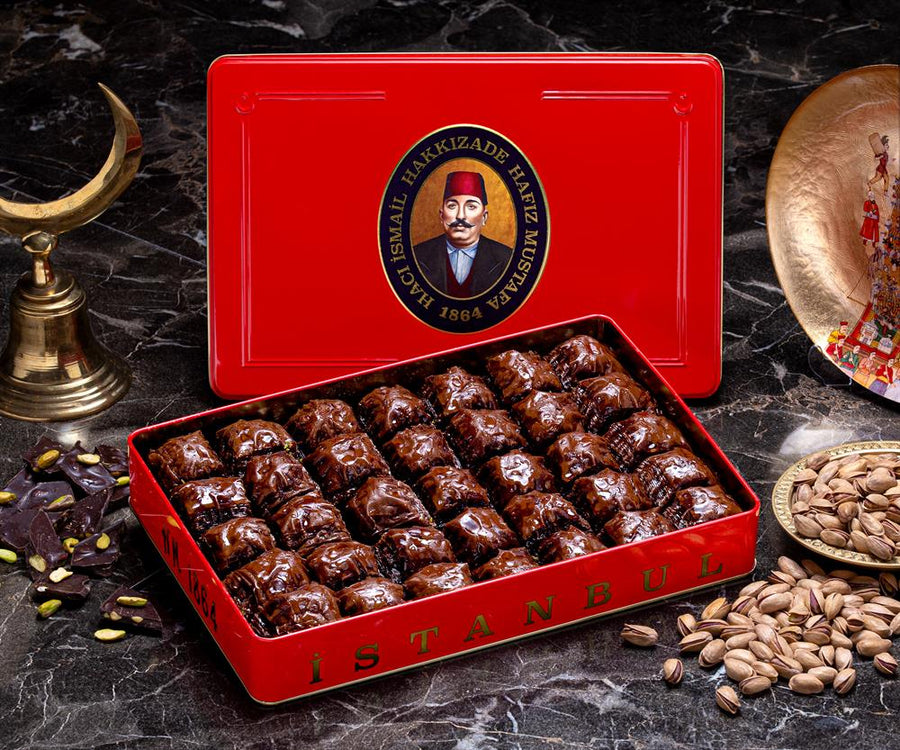 Çikolatalı Fıstıklı Baklava (L Kutu)