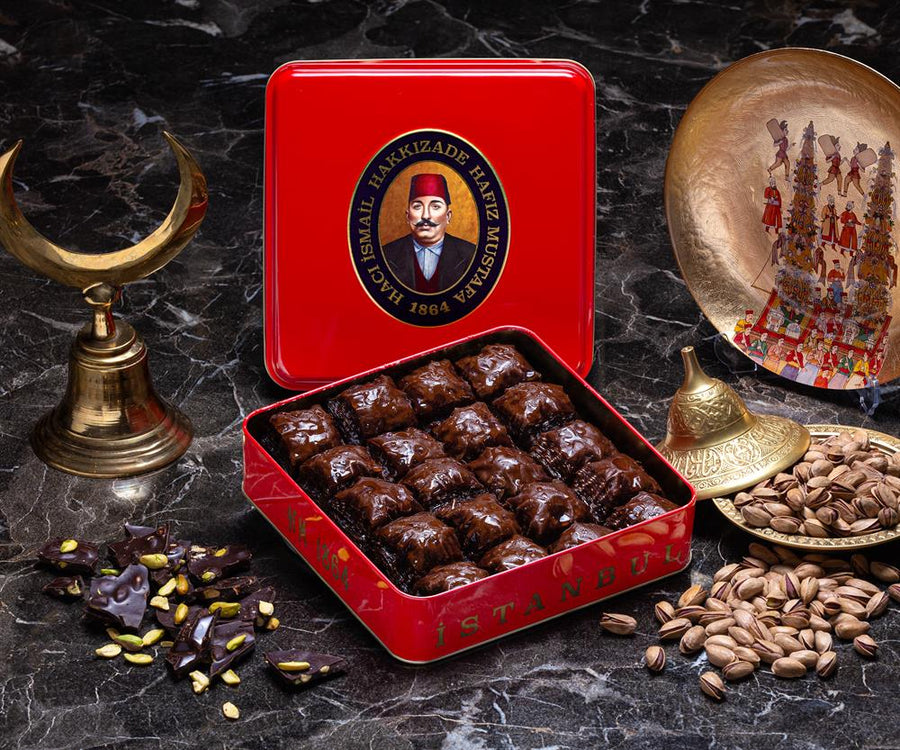 Çikolatalı Fıstıklı Baklava (S Kutu)