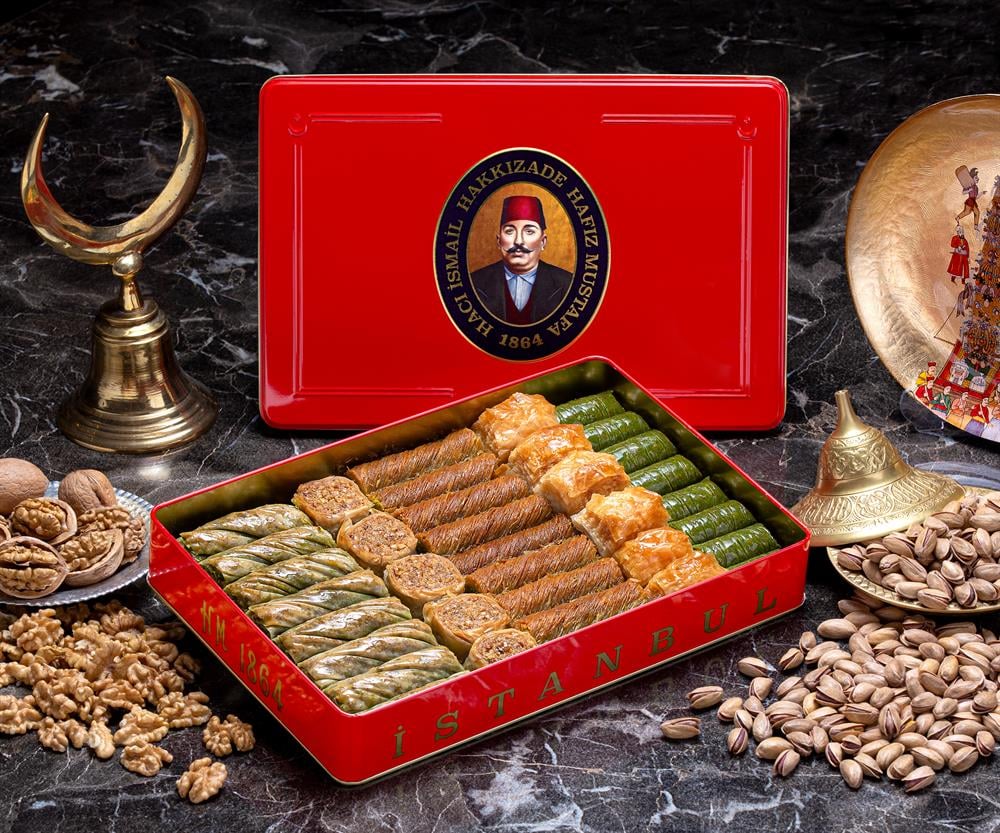 Fıstıklı Cevizli Karışık Baklava (L Kutu)