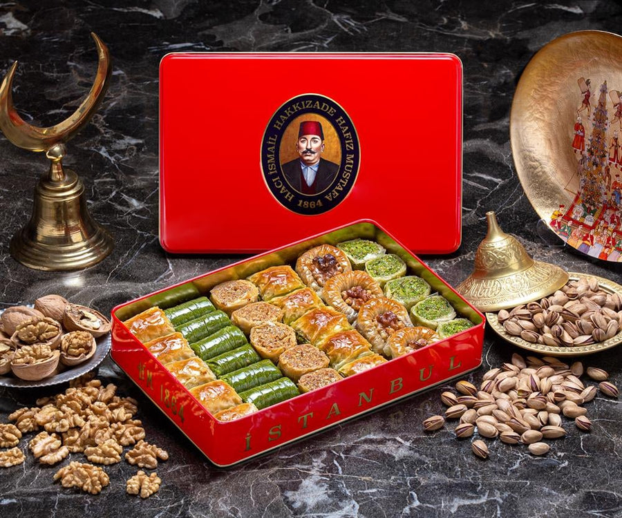 Fıstıklı Cevizli Karışık Baklava (M Kutu)
