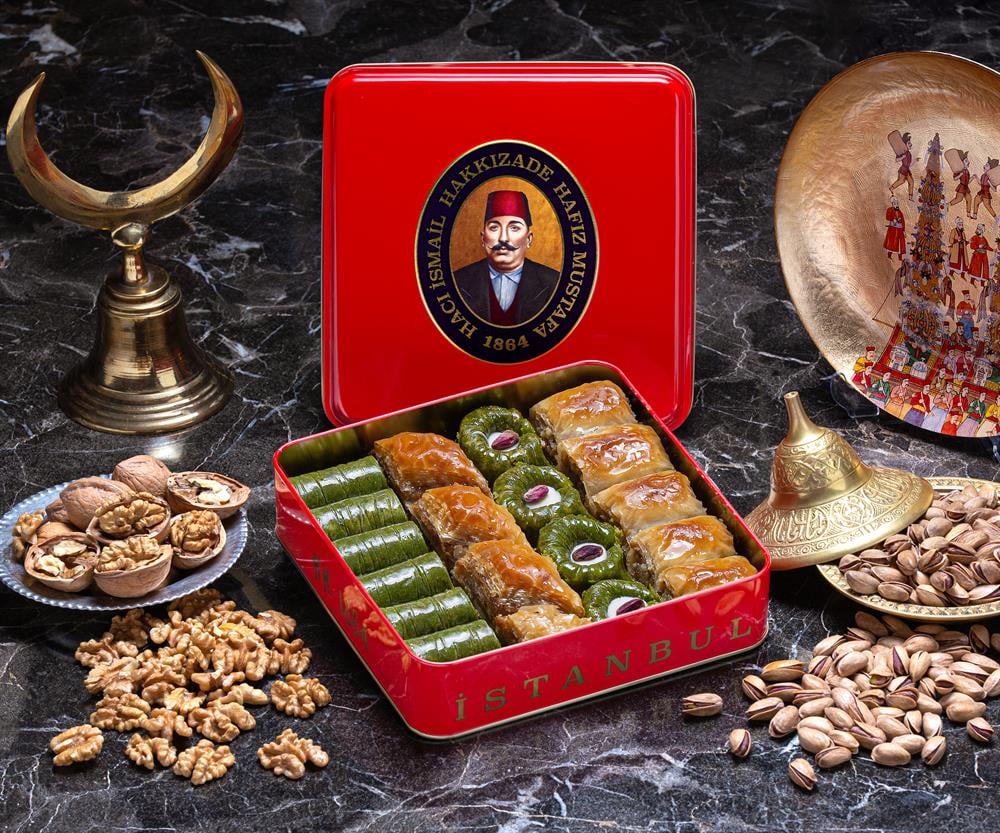 Fıstıklı Cevizli Karışık Baklava (S Kutu) (DHL Kargo Dahil)