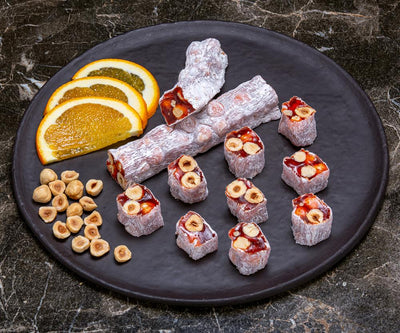 Portakallı Fındıklı Fitil Lokum (1 Kg)