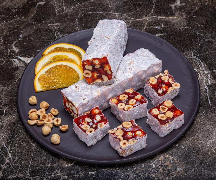 Portakallı Fındıklı Krokanlı Lokum (1 Kg)
